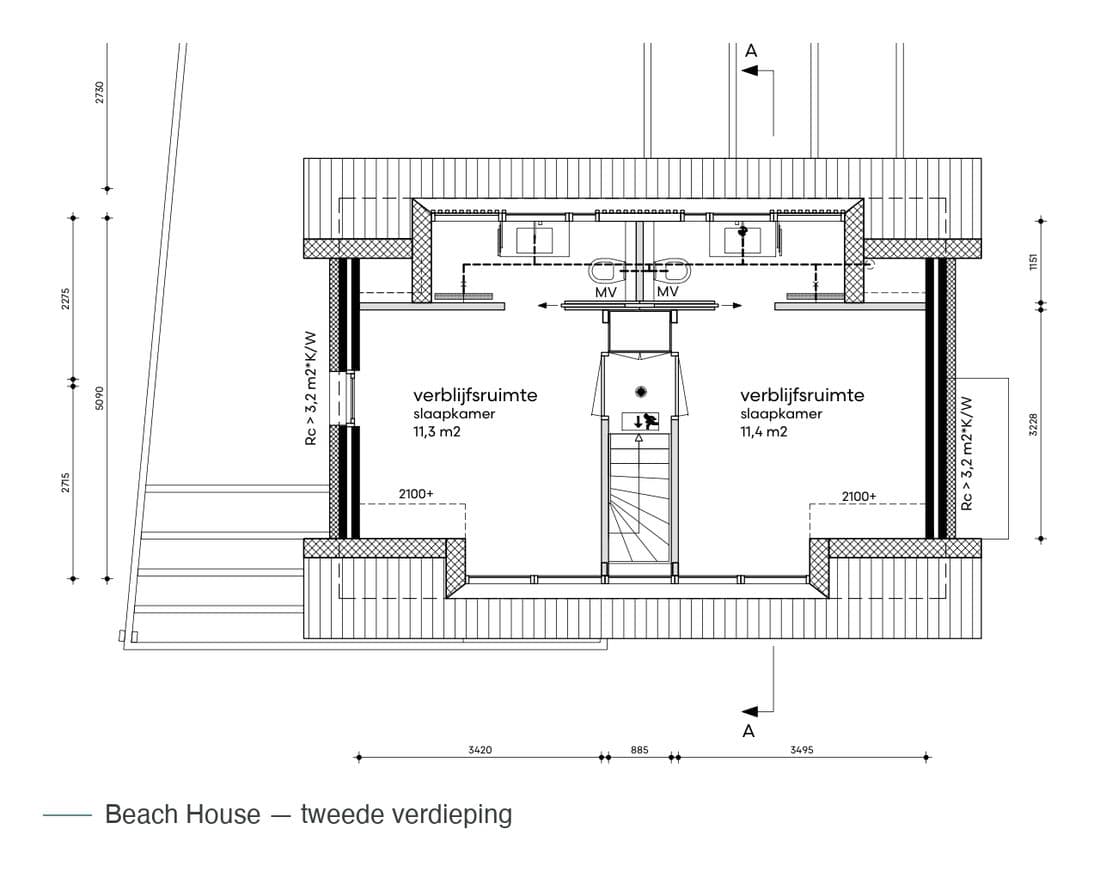 Grundriss zweite Etage